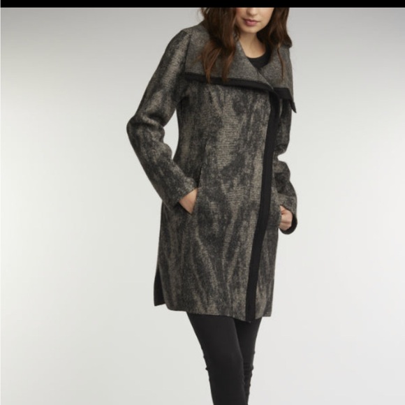 Boiled wool side zip jacket - Picture 2 of 3